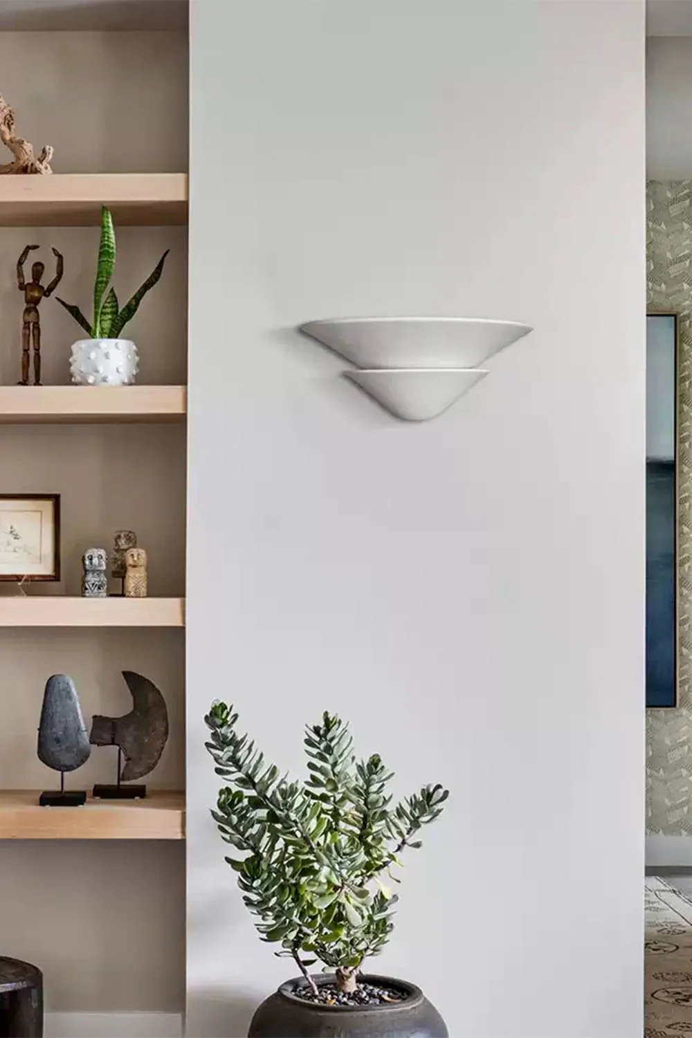 Double-layer Inverted Plaster Wall Lamp - Image 8