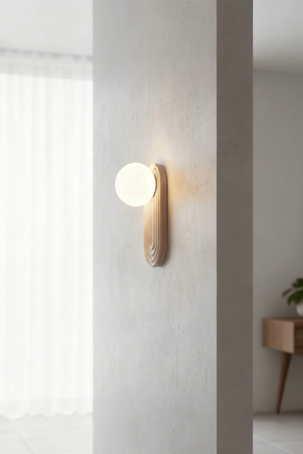 Elegant Travertine Wall Light - Image 12