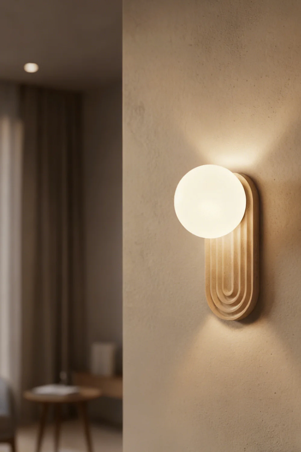 Elegant Travertine Wall Light - Image 3