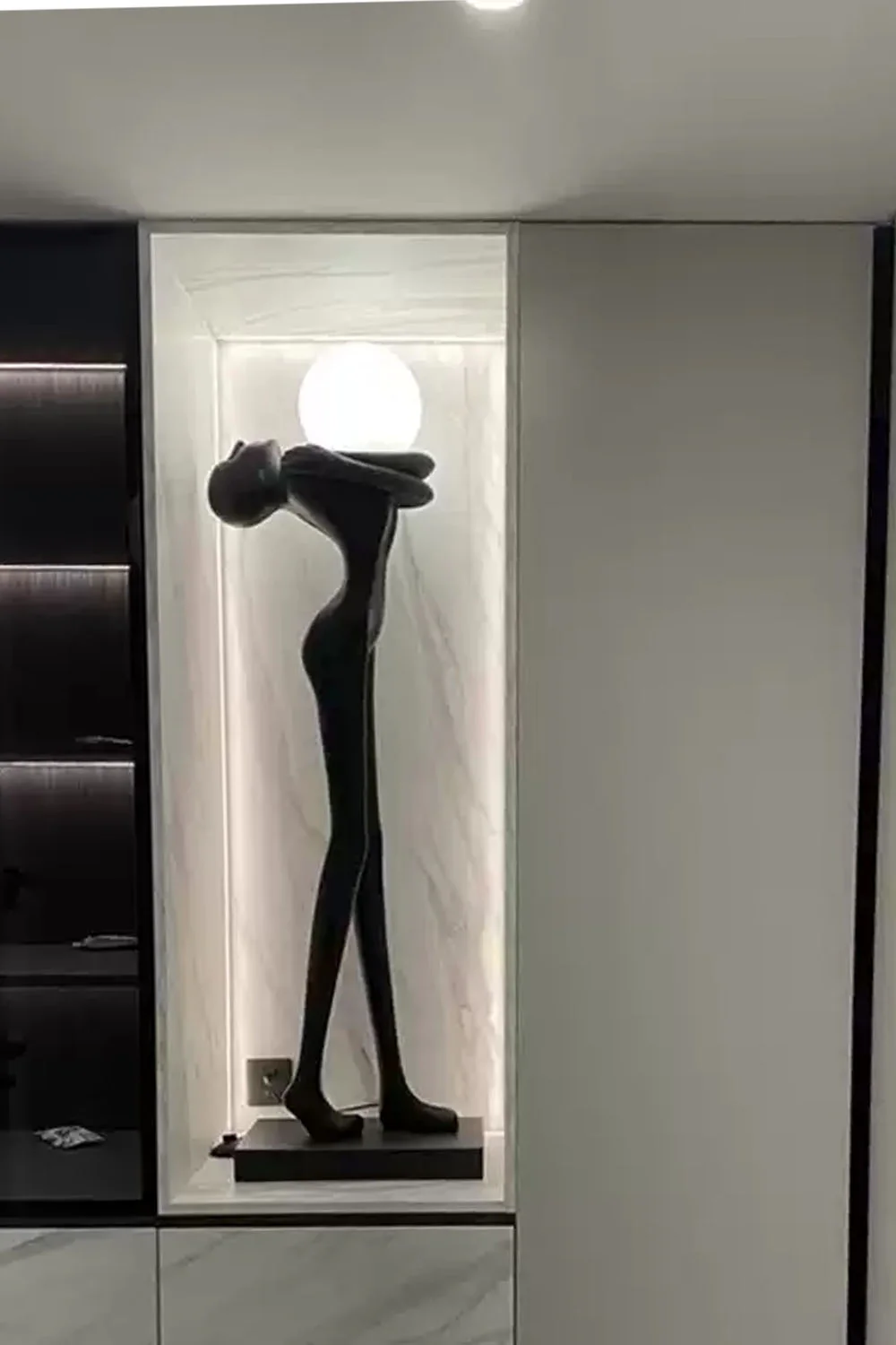Embrace Ball Sculpture Floor Lamp - Image 9