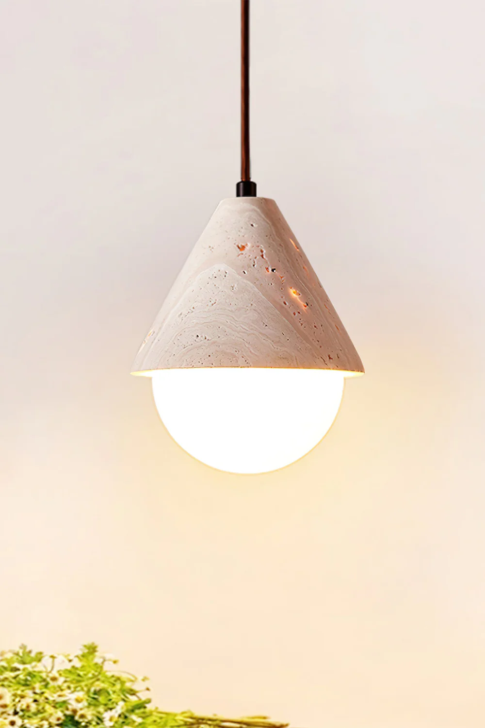 Etruscan Travertine Dome Light - Image 10