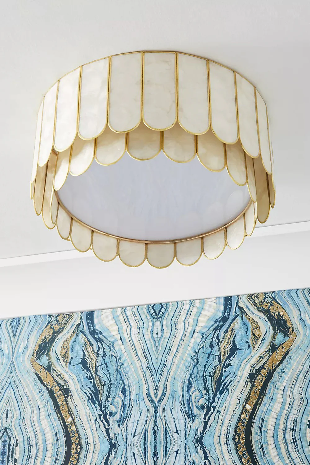 Faceted Shell Bloom Ceiling Light - Image 10