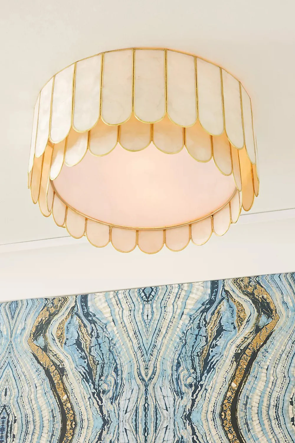 Faceted Shell Bloom Ceiling Light - Image 11