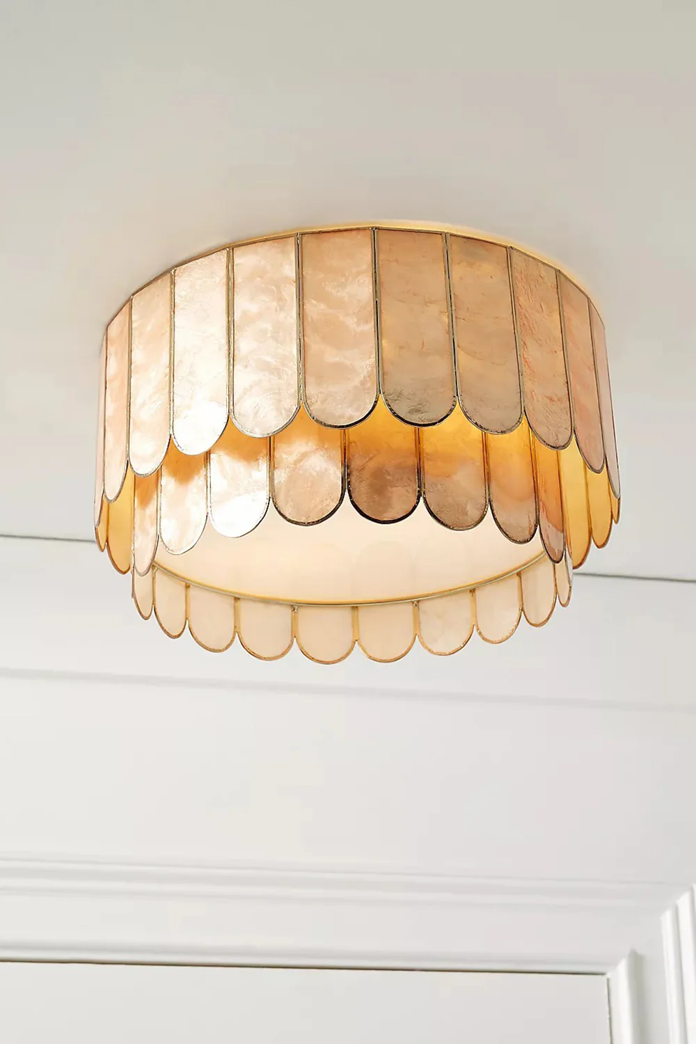 Faceted Shell Bloom Ceiling Light - Image 13
