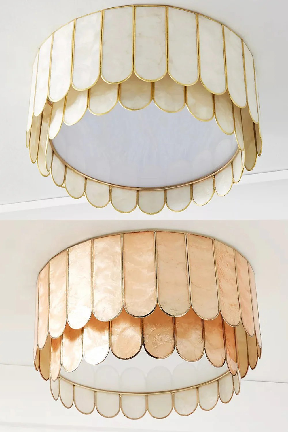 Faceted Shell Bloom Ceiling Light - Image 16