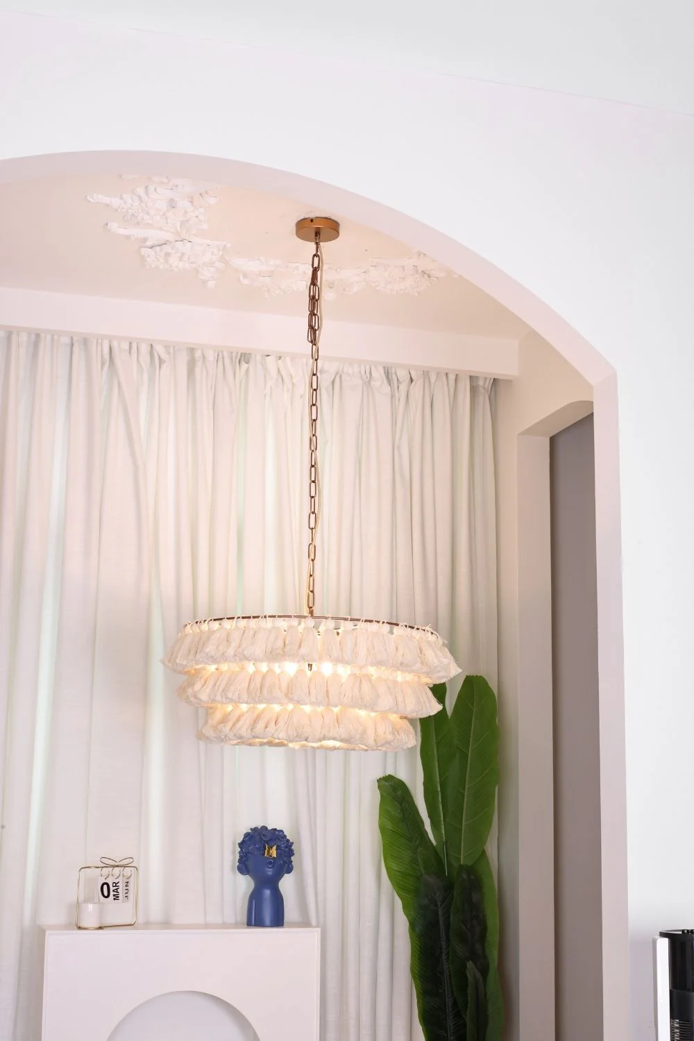Fabric Fela Tassel Chandelier - Image 10