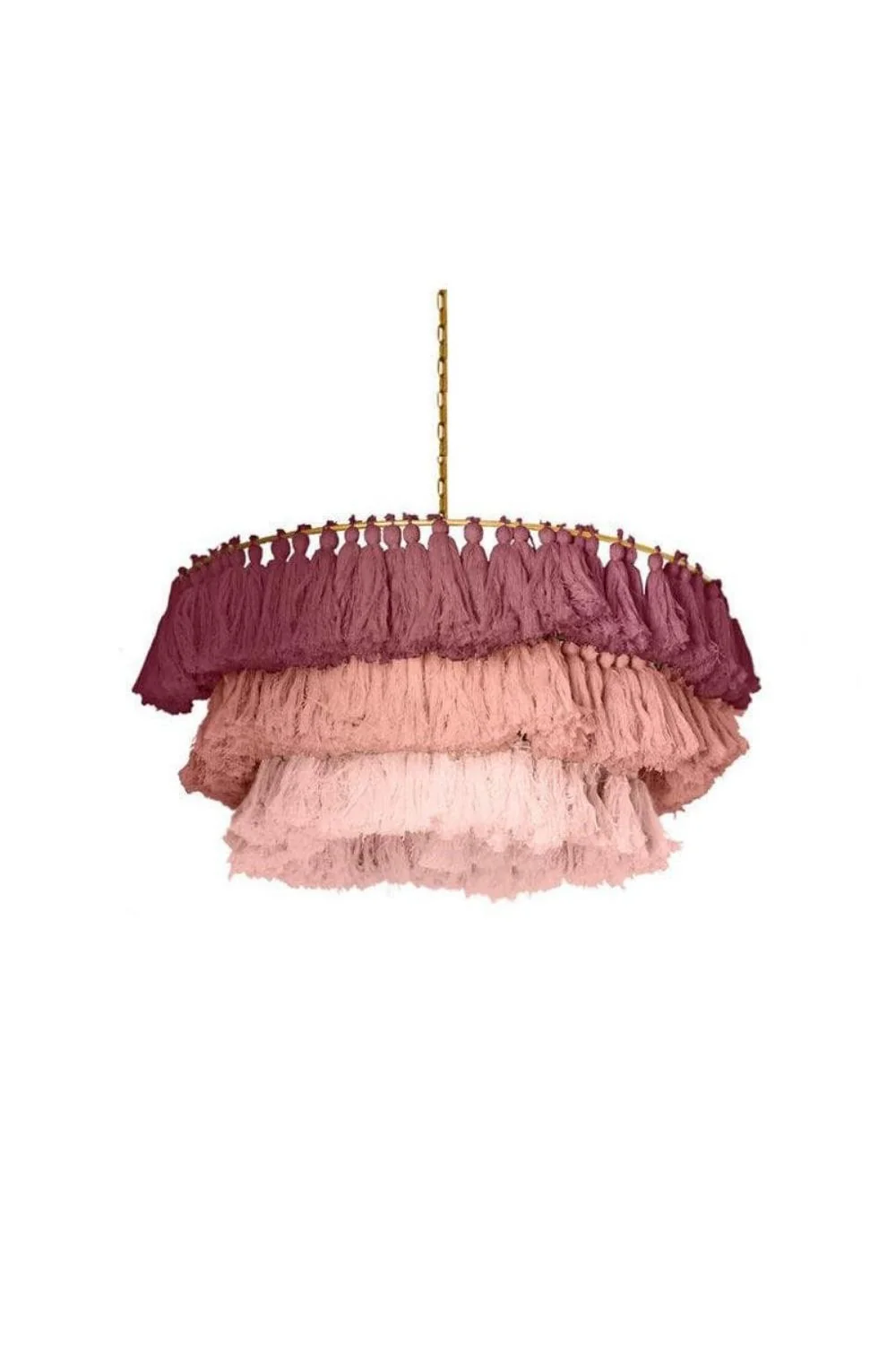 Fabric Fela Tassel Chandelier - Image 32