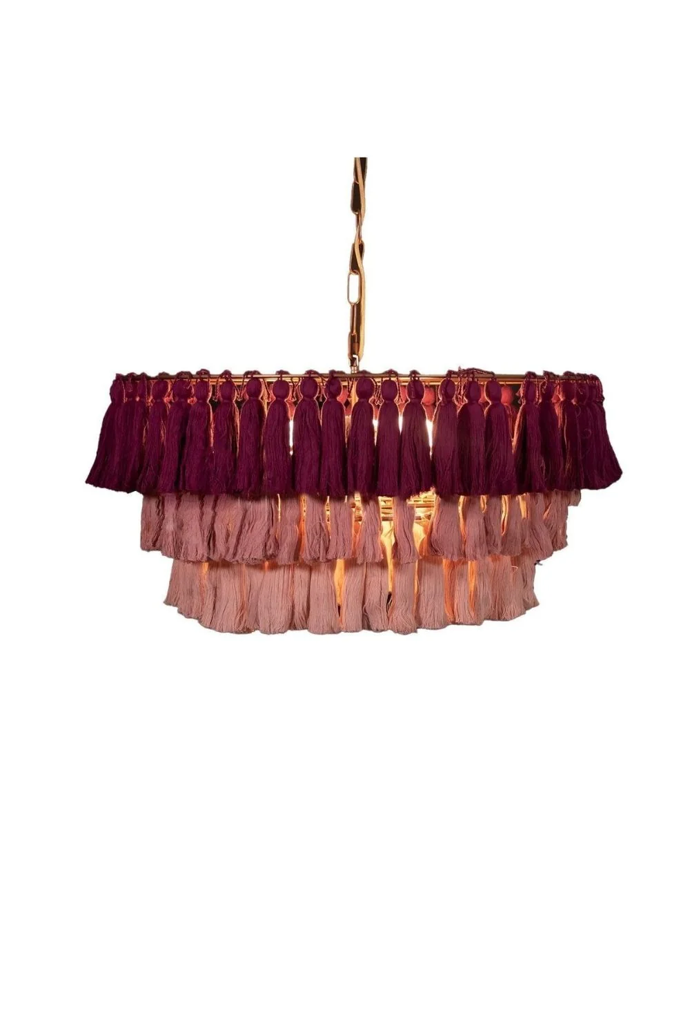 Fabric Fela Tassel Chandelier - Image 34