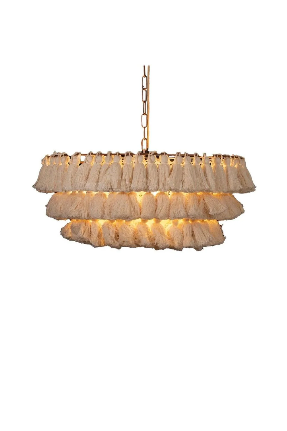 Fabric Fela Tassel Chandelier - Image 36