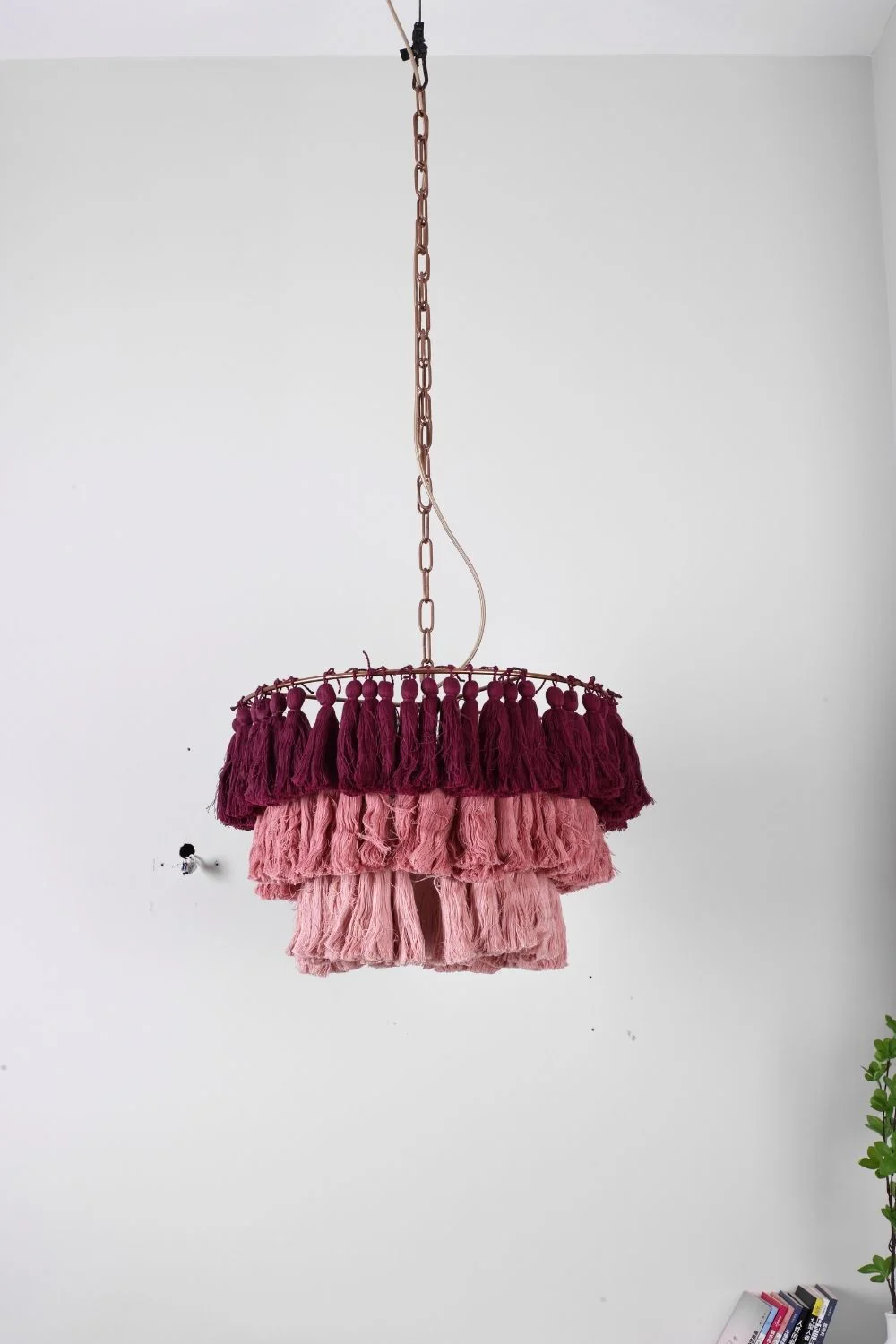 Fabric Fela Tassel Chandelier - Image 4