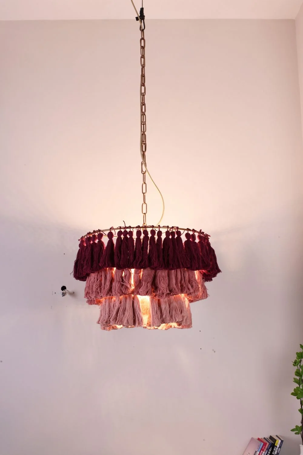 Fabric Fela Tassel Chandelier - Image 5