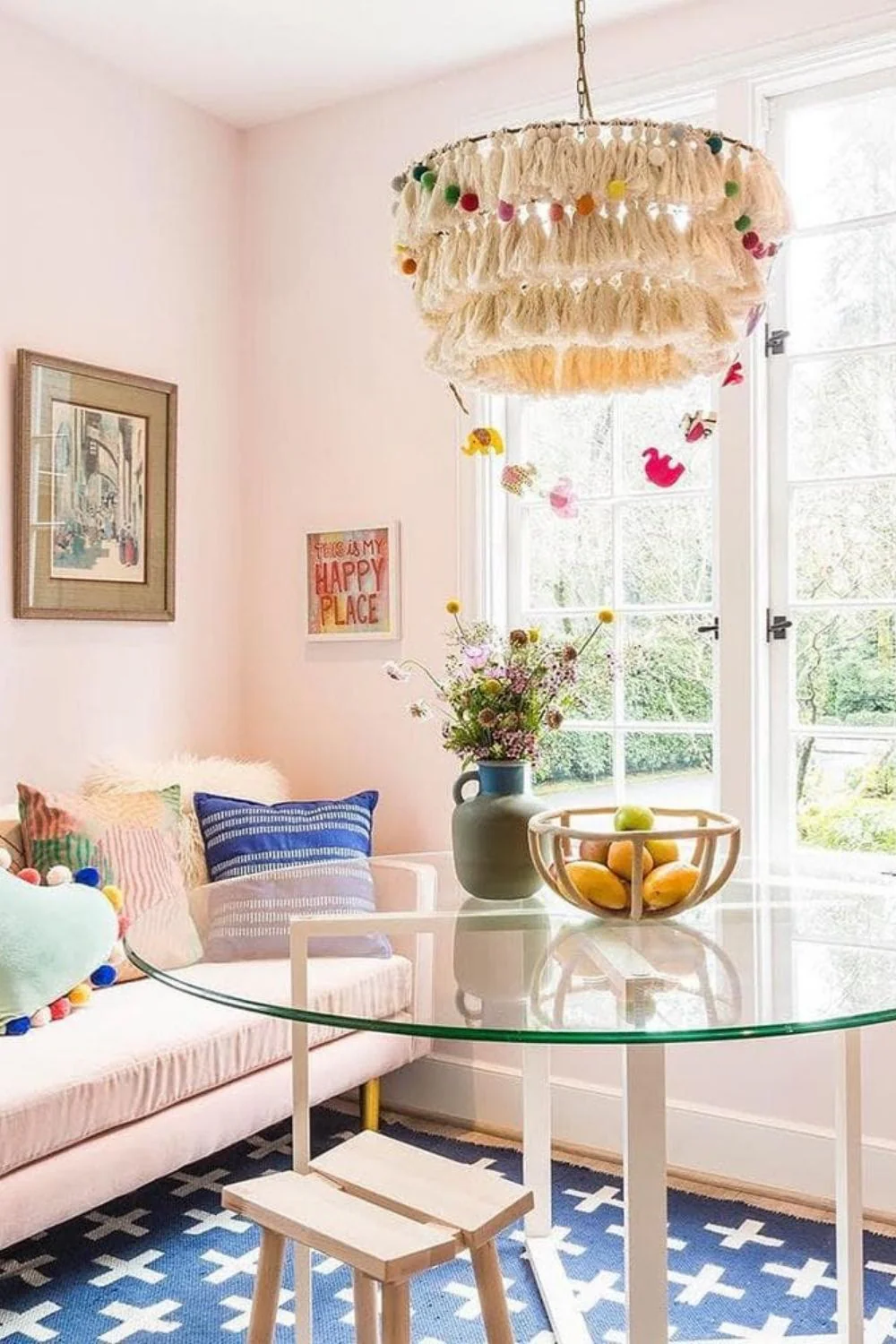 Fabric Fela Tassel Chandelier - Image 60