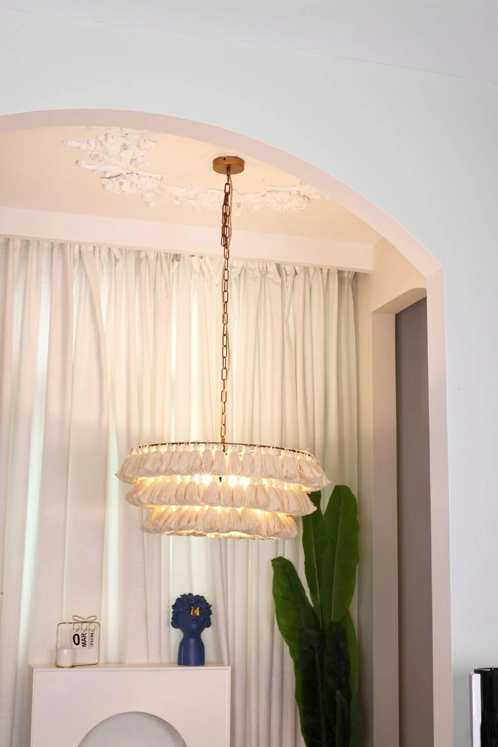 Fabric Fela Tassel Chandelier - Image 7