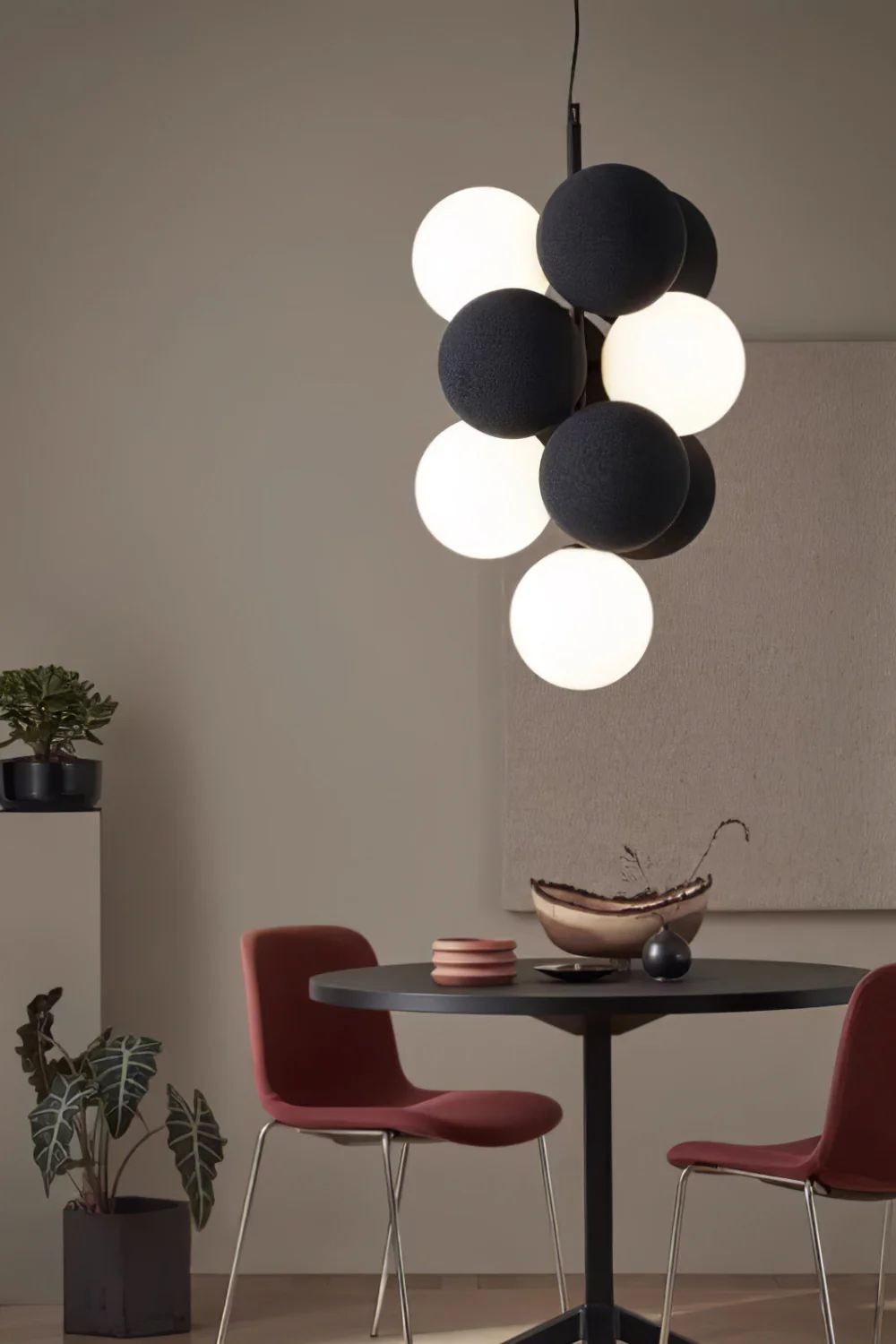 Flannel Ball Modern Chandelier - Image 8