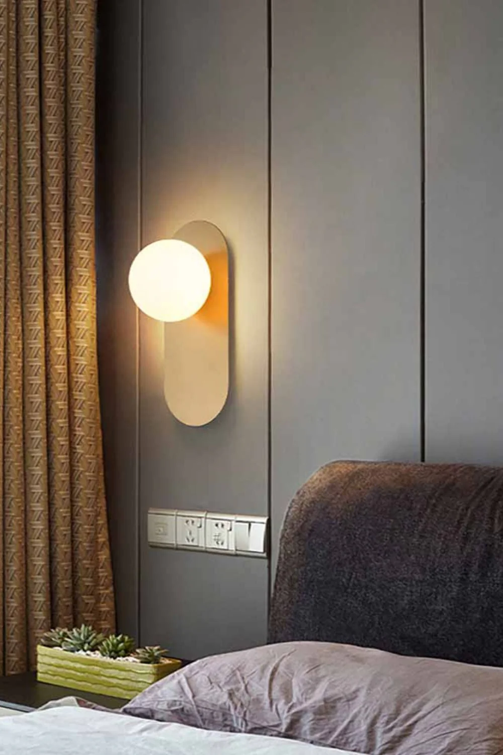 Flat Base Globe Sconce - Image 12