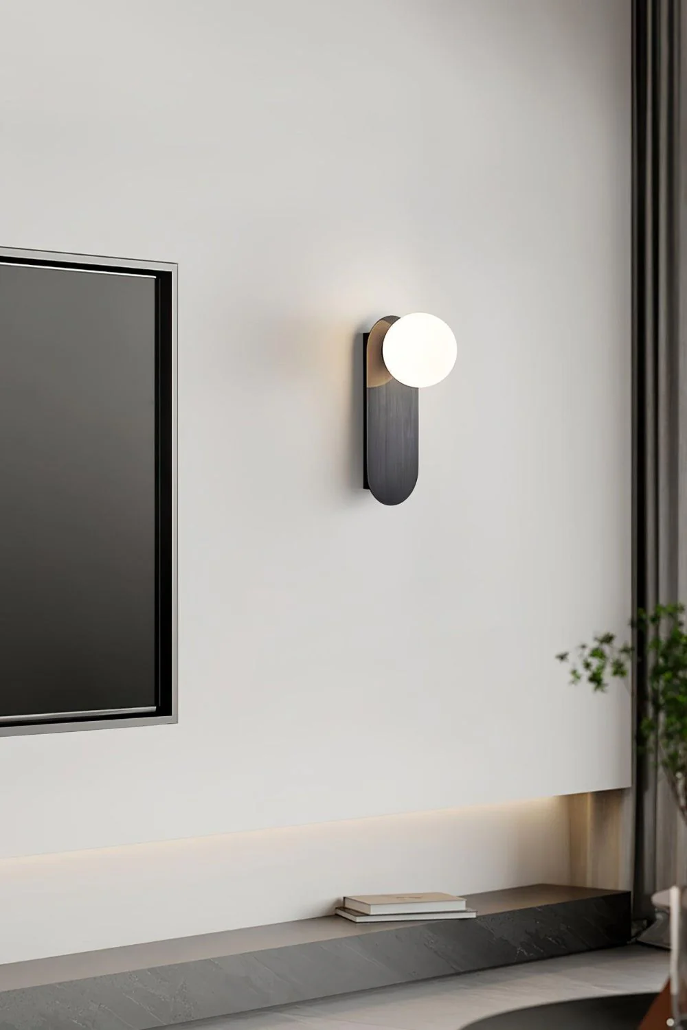 Flat Base Globe Sconce - Image 3