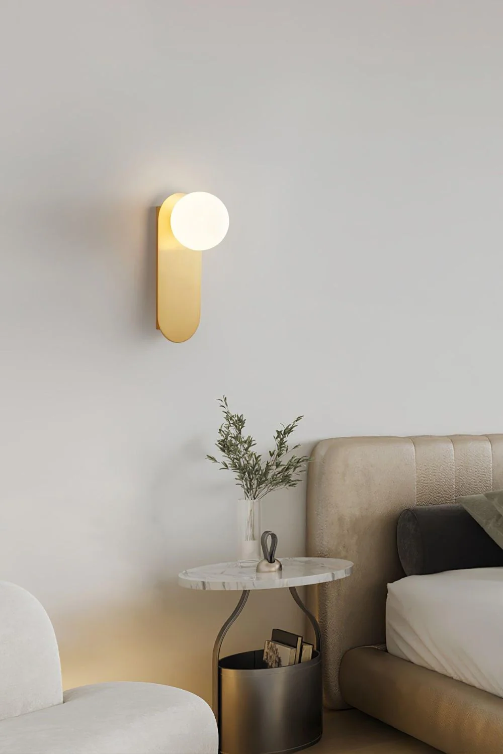 Flat Base Globe Sconce - Image 37