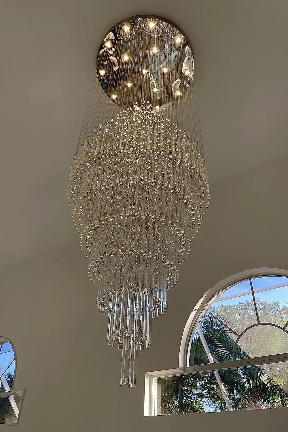 Floating Castle Raindrop Crystal Chandelier - Image 10