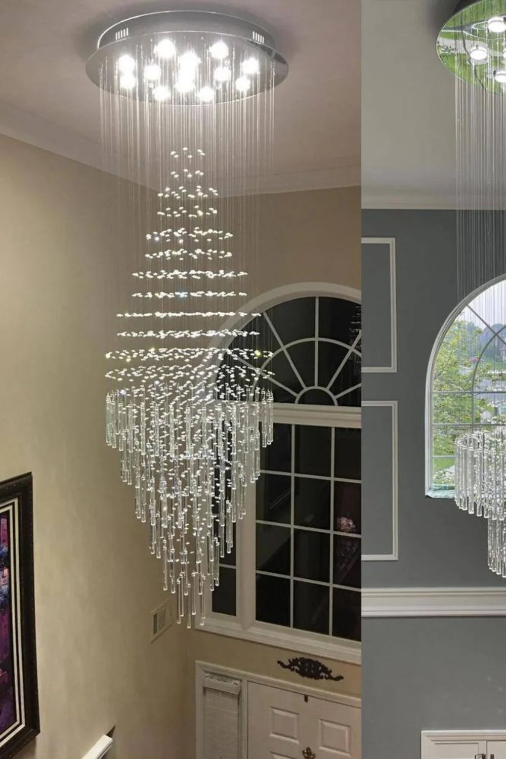 Floating Castle Raindrop Crystal Chandelier - Image 13