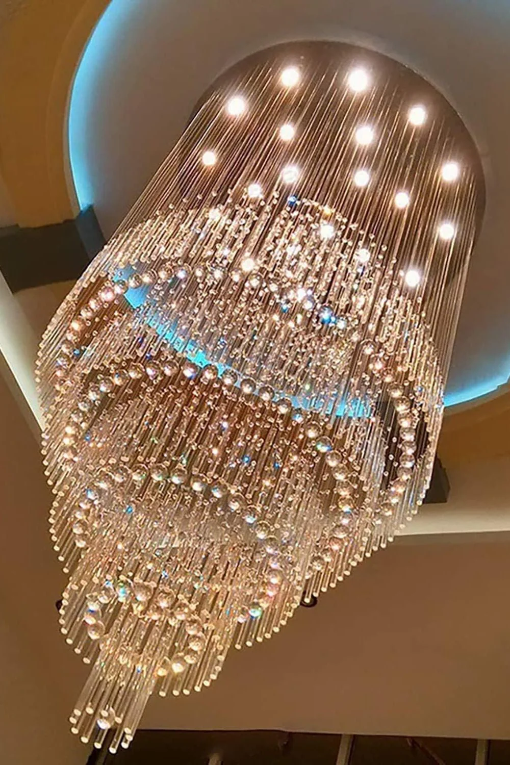 Floating Castle Raindrop Crystal Chandelier - Image 19