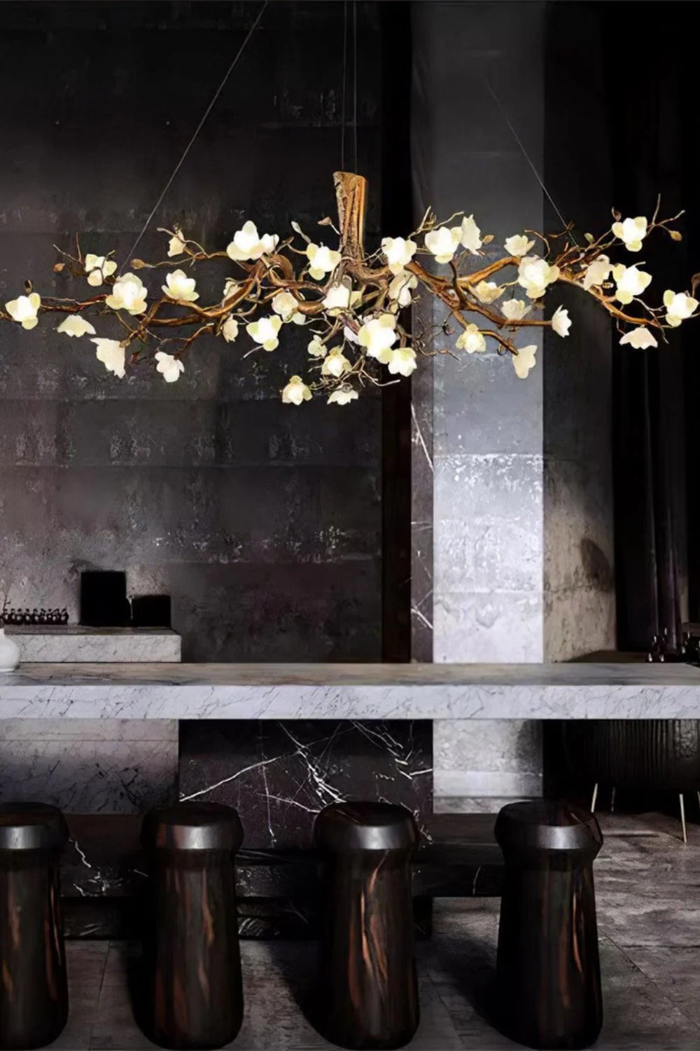 Floral Branch Chandelier - Image 9
