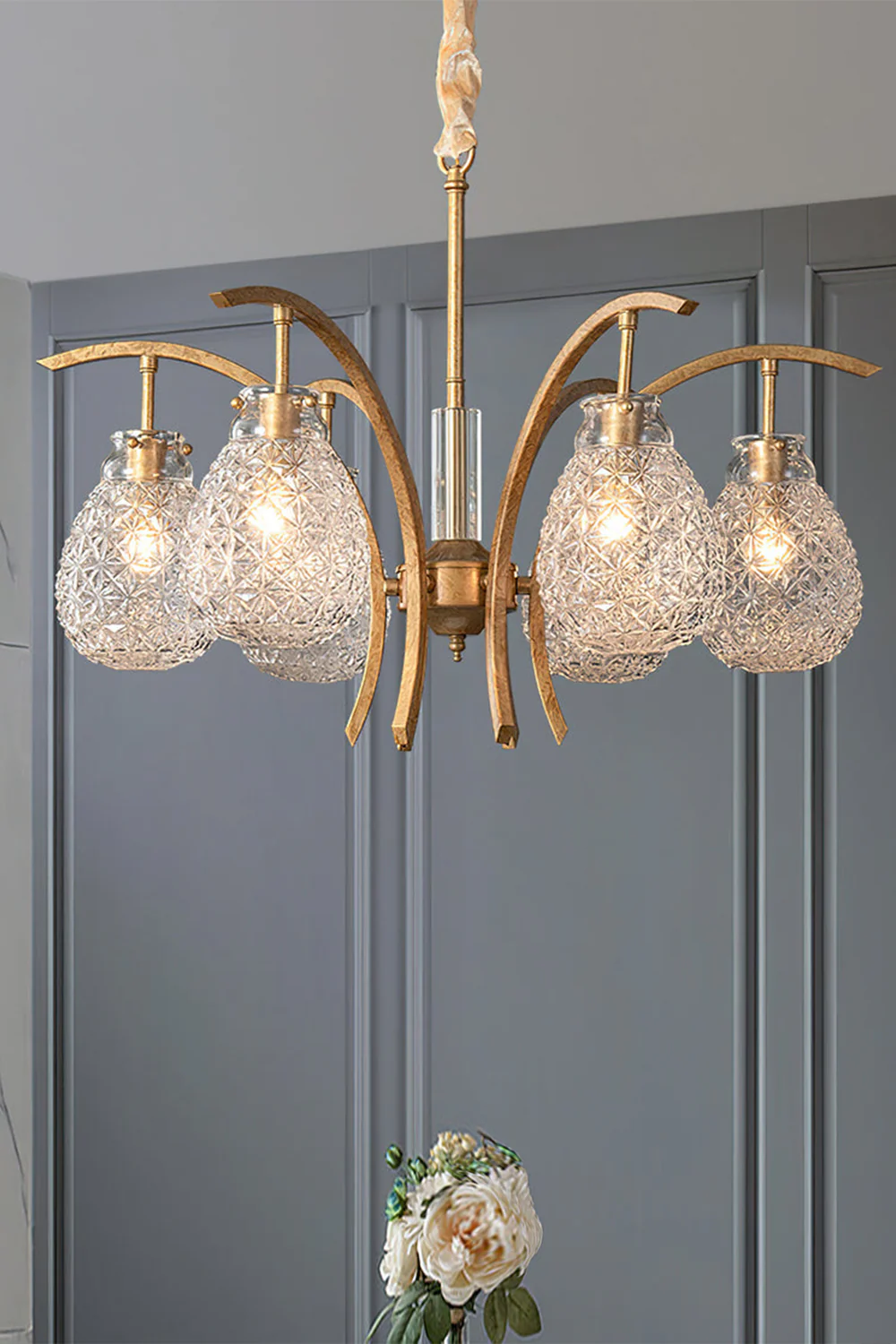 Flower bag chandelier - Image 11