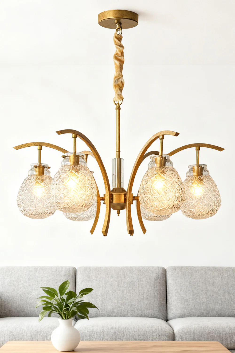 Flower bag chandelier - Image 6