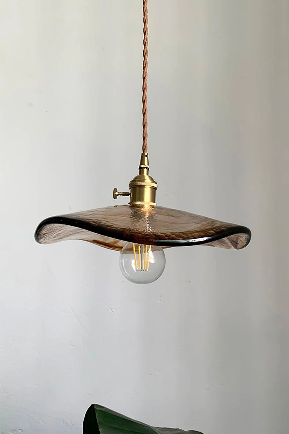 Flower Petal Glass Pendant Light - Image 10