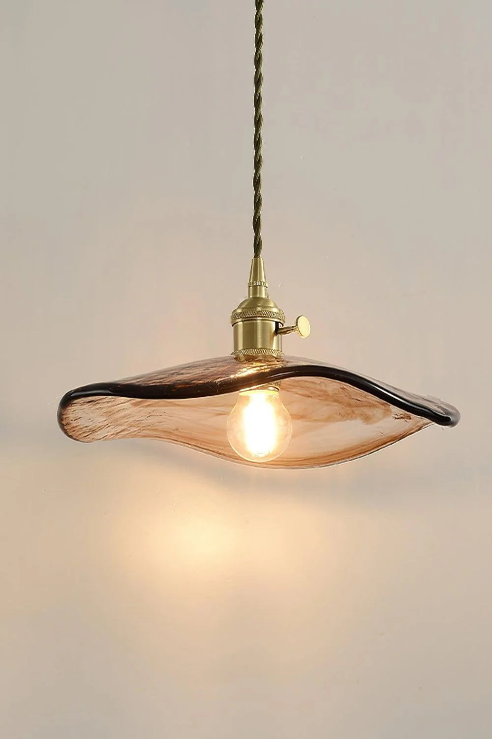 Flower Petal Glass Pendant Light - Image 5