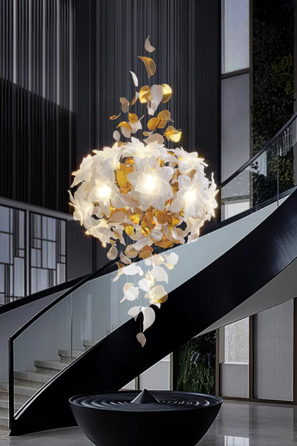Flying Flowers Fluttering Chandelier - Image 10