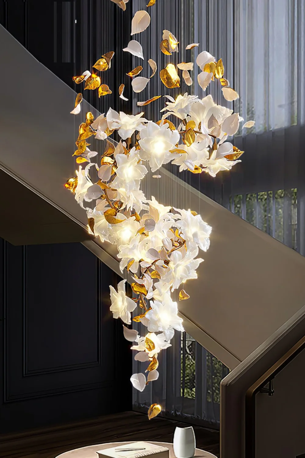 Flying Flowers Fluttering Chandelier - Image 13