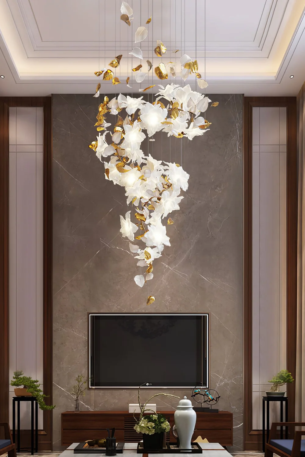 Flying Flowers Fluttering Chandelier - Image 15