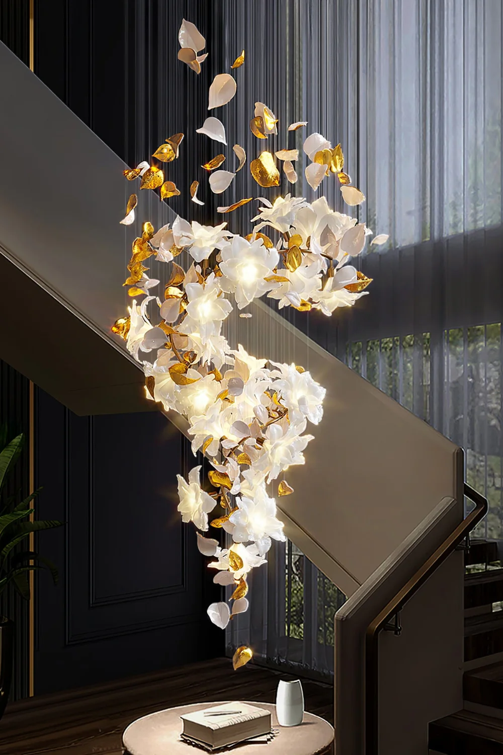 Flying Flowers Fluttering Chandelier - Image 16