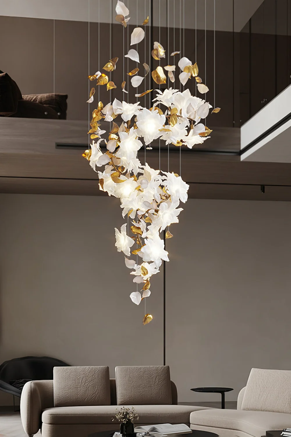 Flying Flowers Fluttering Chandelier - Image 19