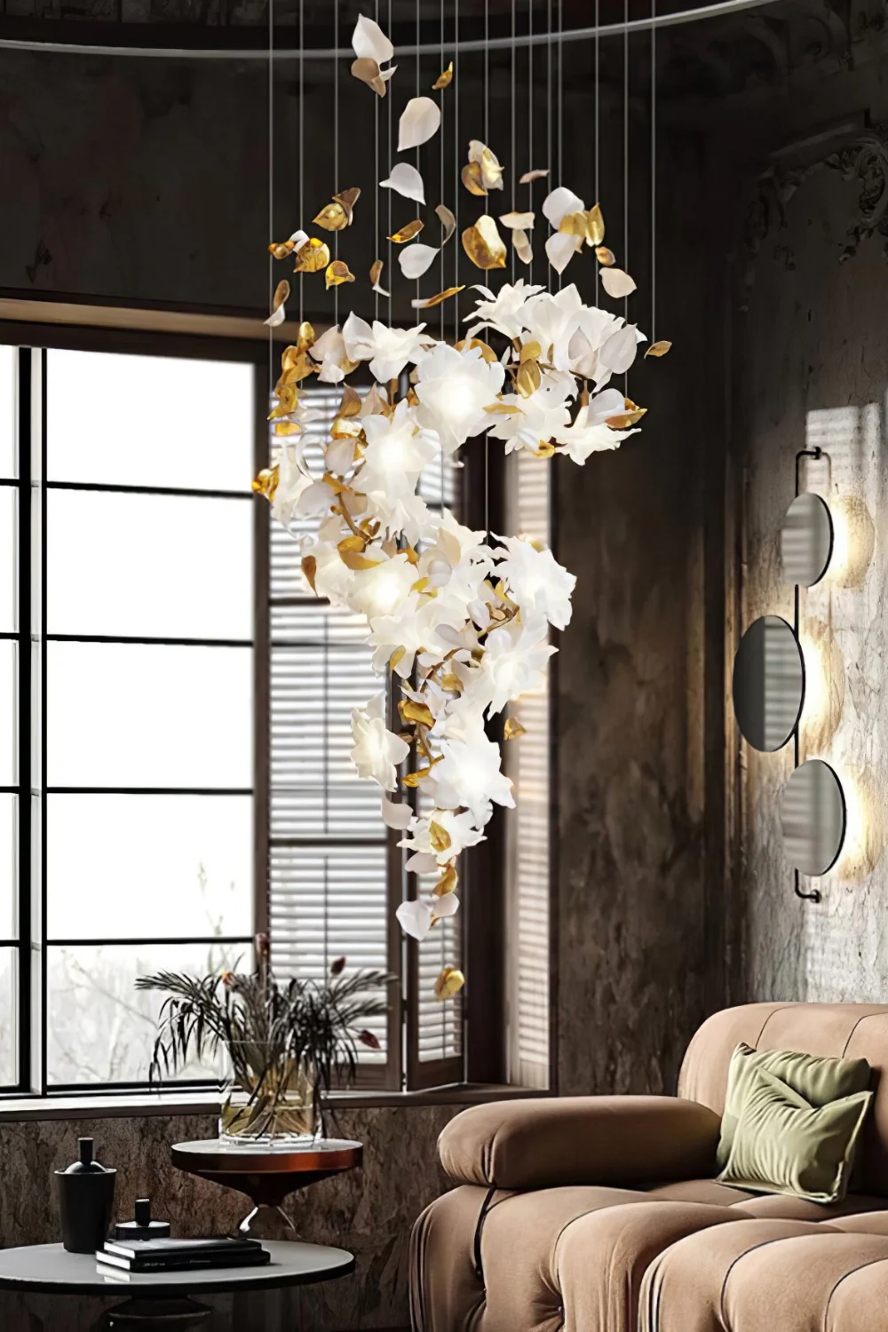 Flying Flowers Fluttering Chandelier - Image 20