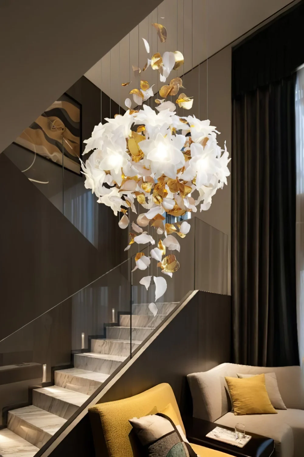 Flying Flowers Fluttering Chandelier - Image 23