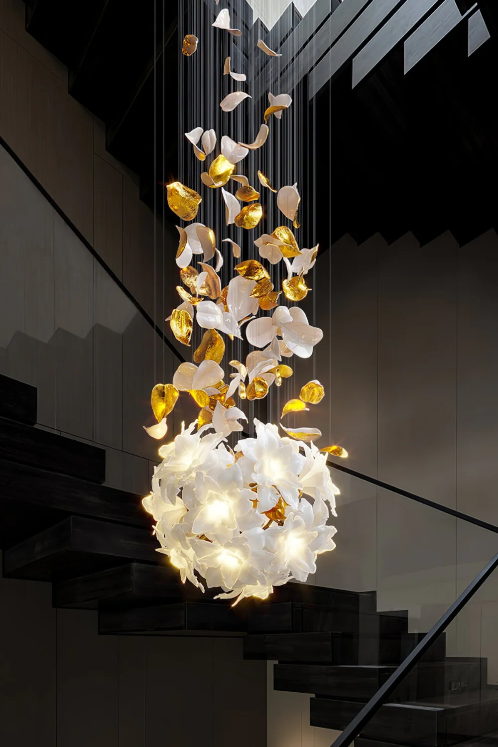 Flying Flowers Fluttering Chandelier - Image 24