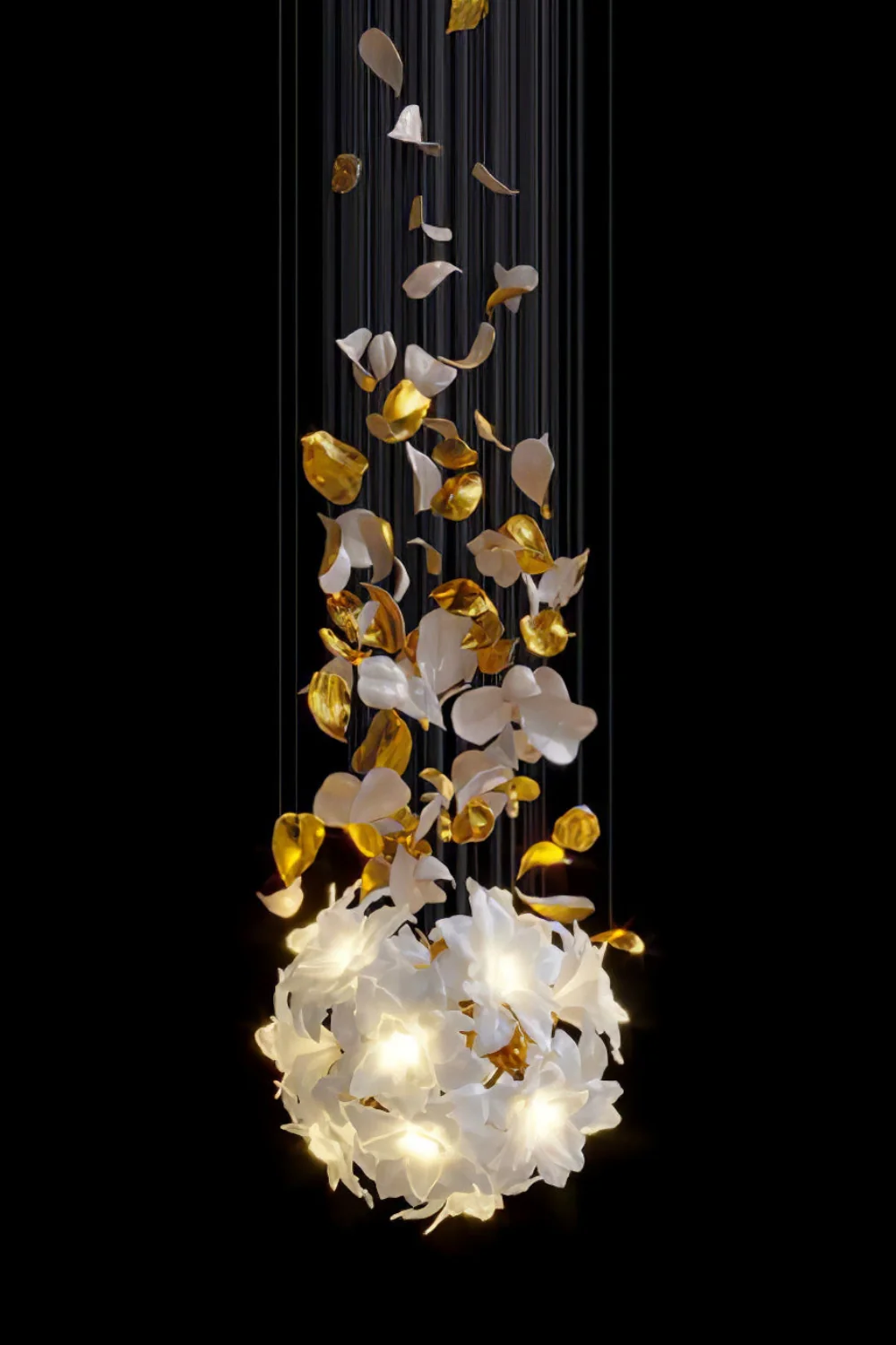 Flying Flowers Fluttering Chandelier - Image 28