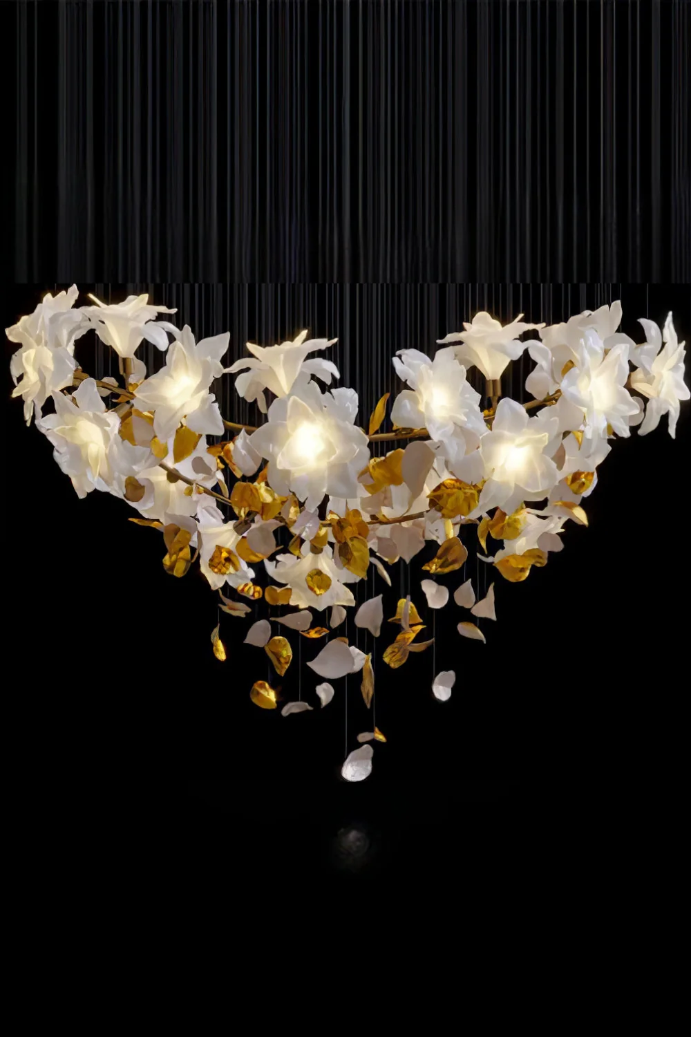 Flying Flowers Fluttering Chandelier - Image 29