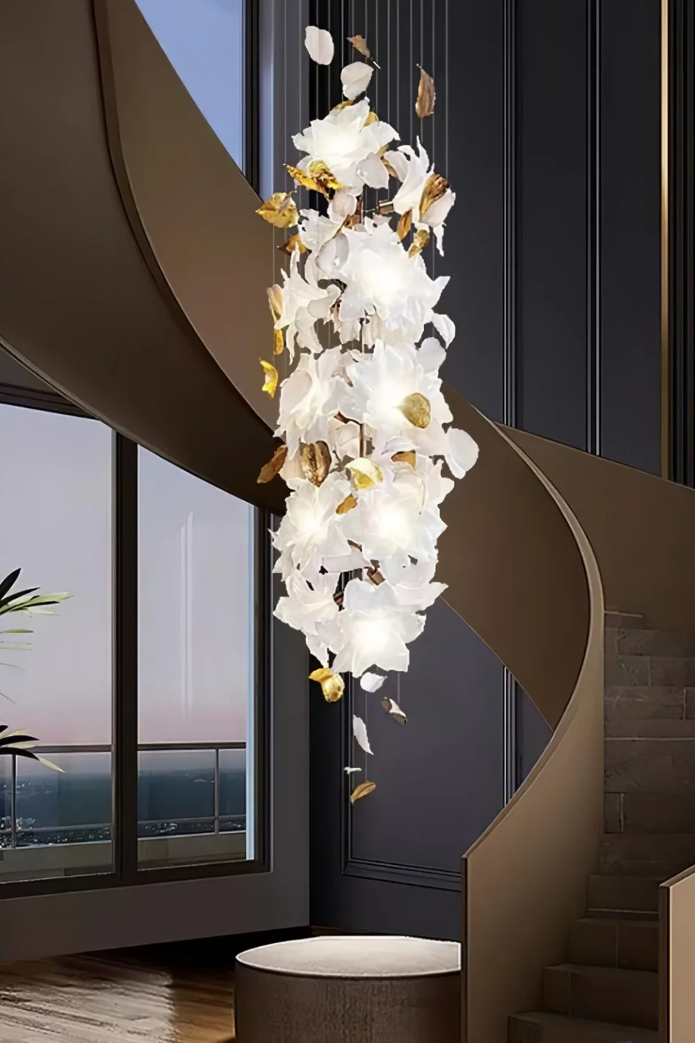 Flying Flowers Fluttering Chandelier - Image 3