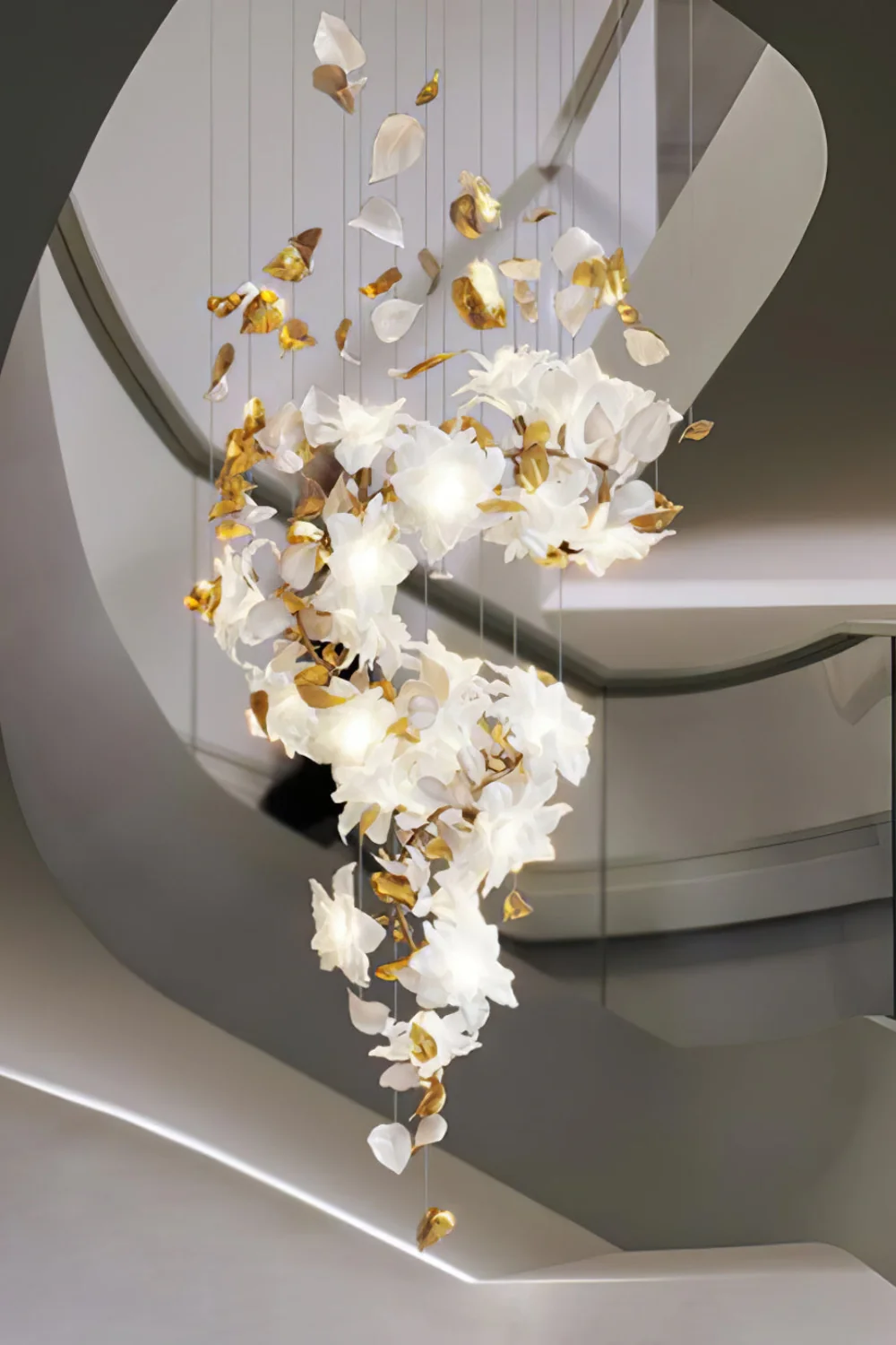 Flying Flowers Fluttering Chandelier - Image 4