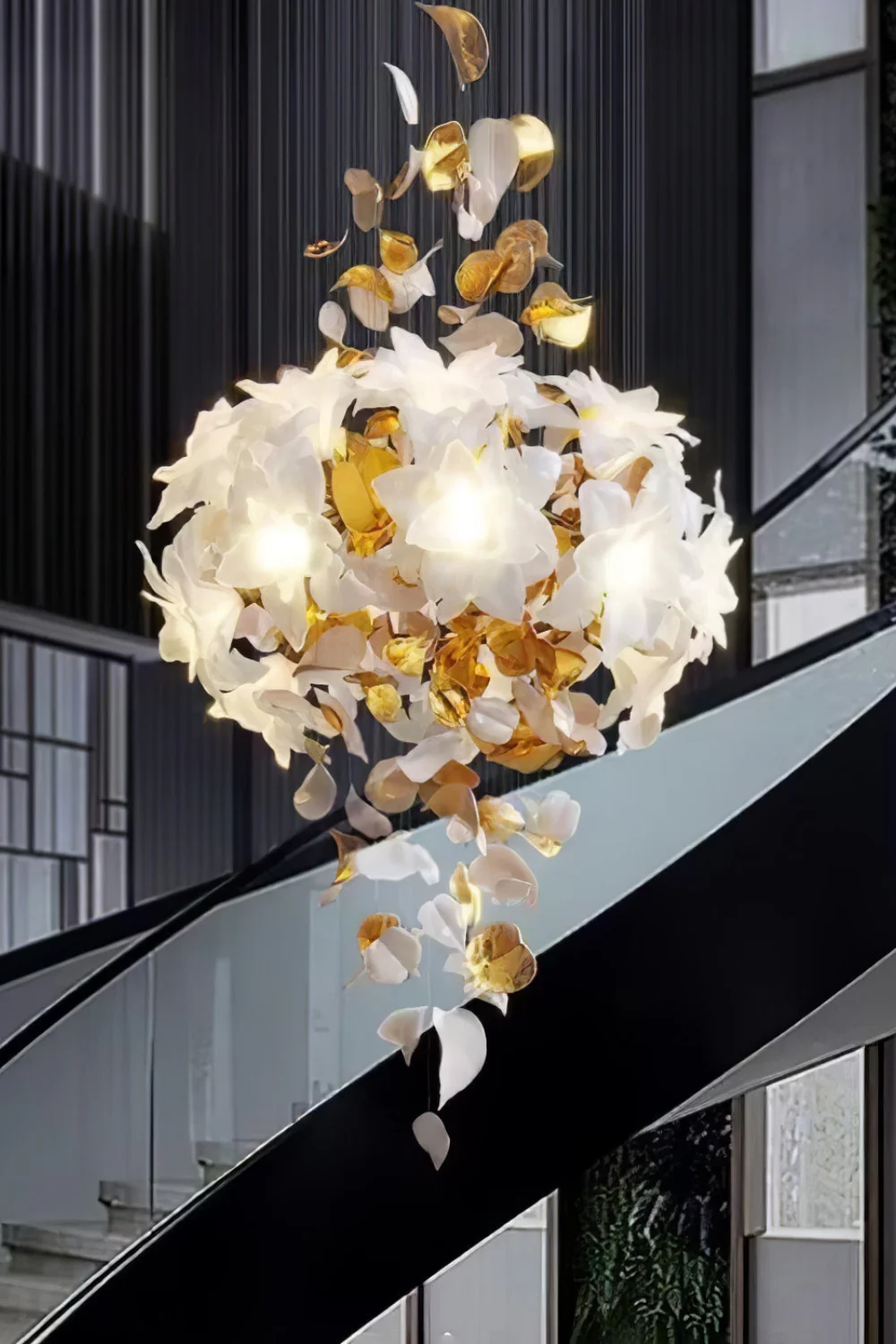 Flying Flowers Fluttering Chandelier - Image 9