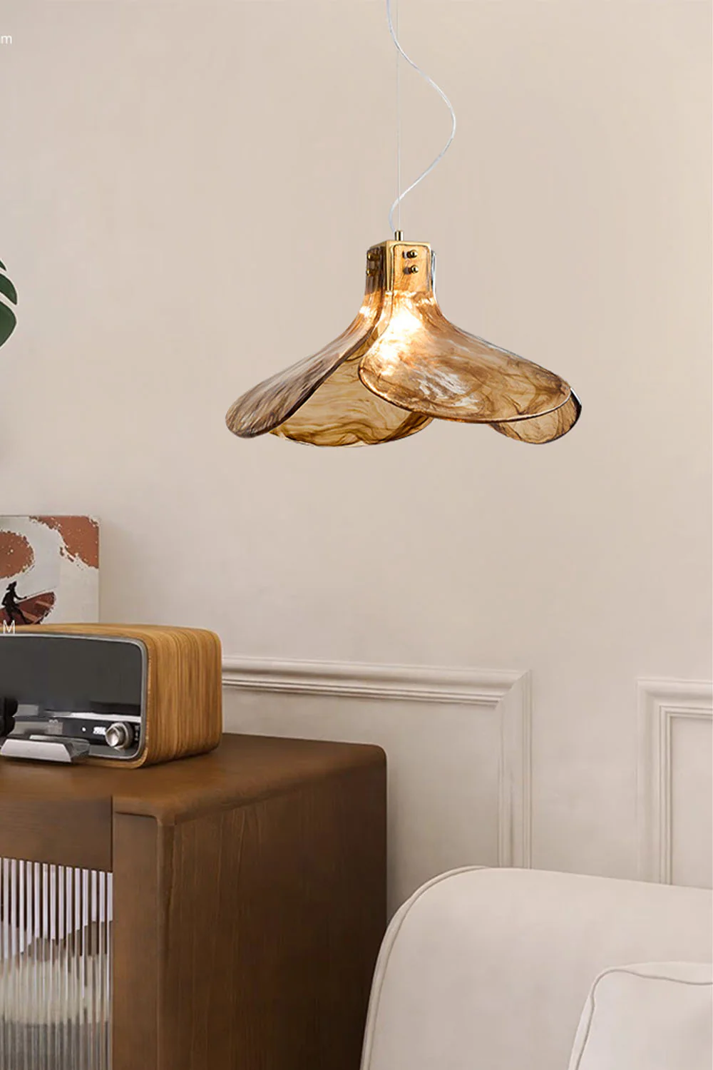 Four-leaf Clover Glass Chandelier - Image 4