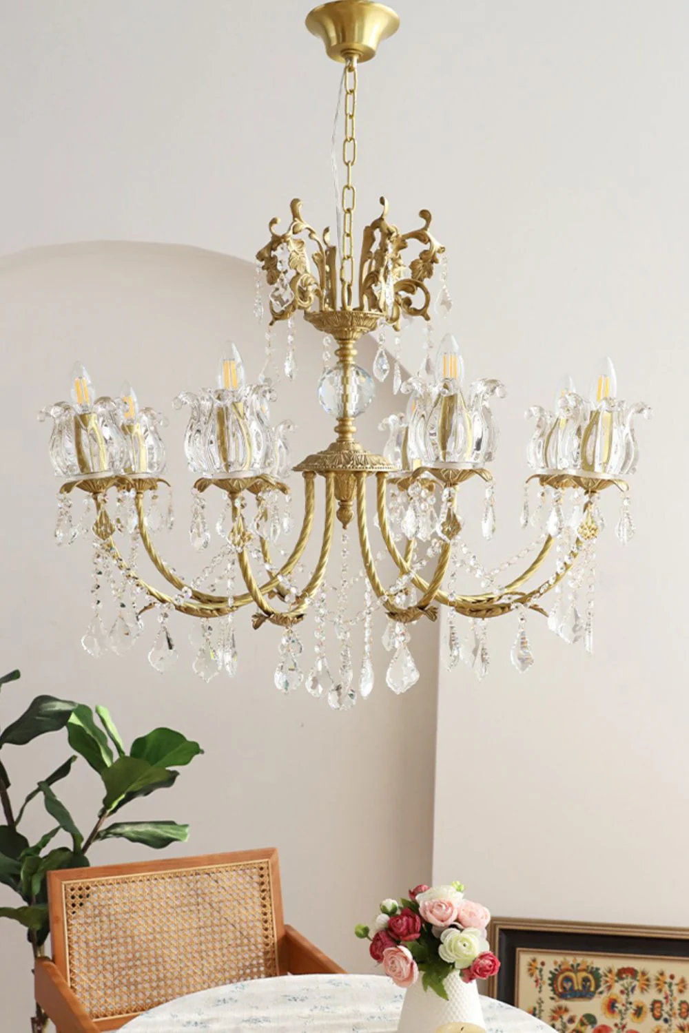 French Crystal Chandelier - Image 10