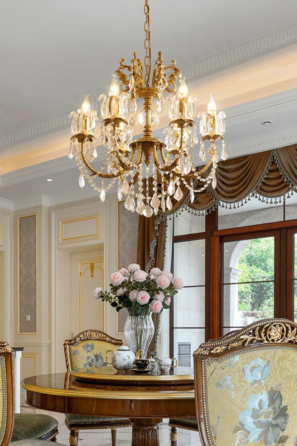 French Crystal Chandelier - Image 13