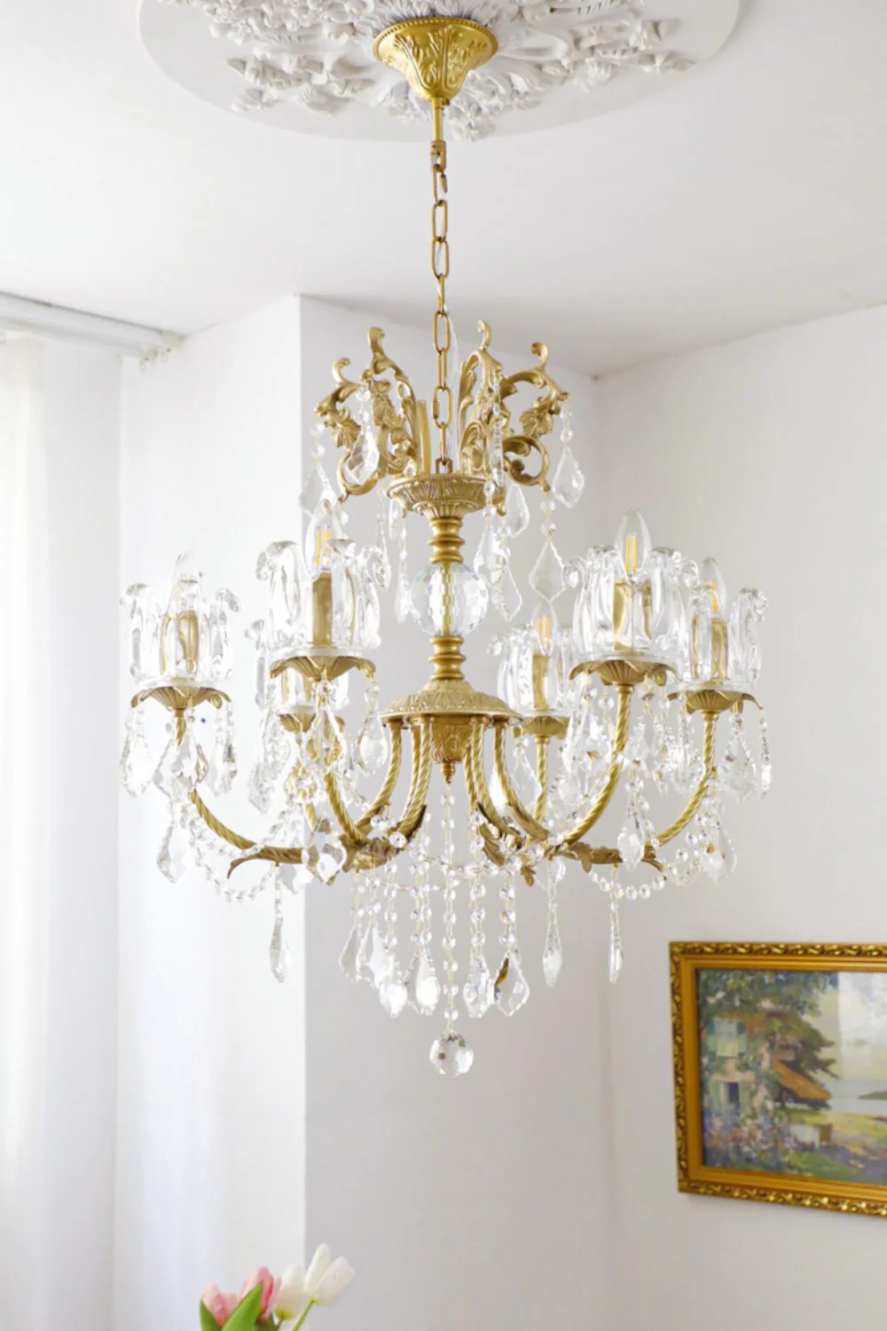 French Crystal Chandelier - Image 14