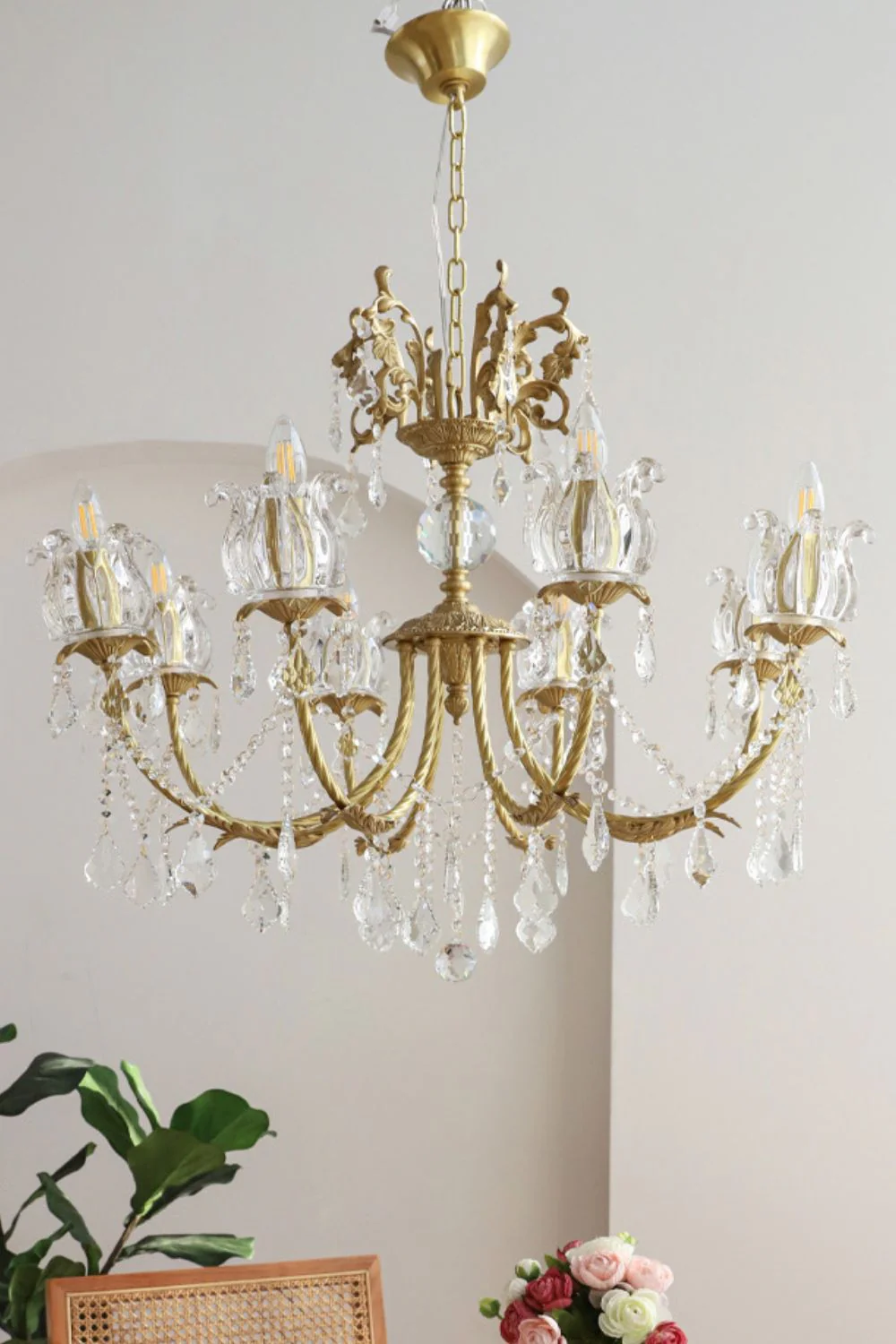 French Crystal Chandelier - Image 4