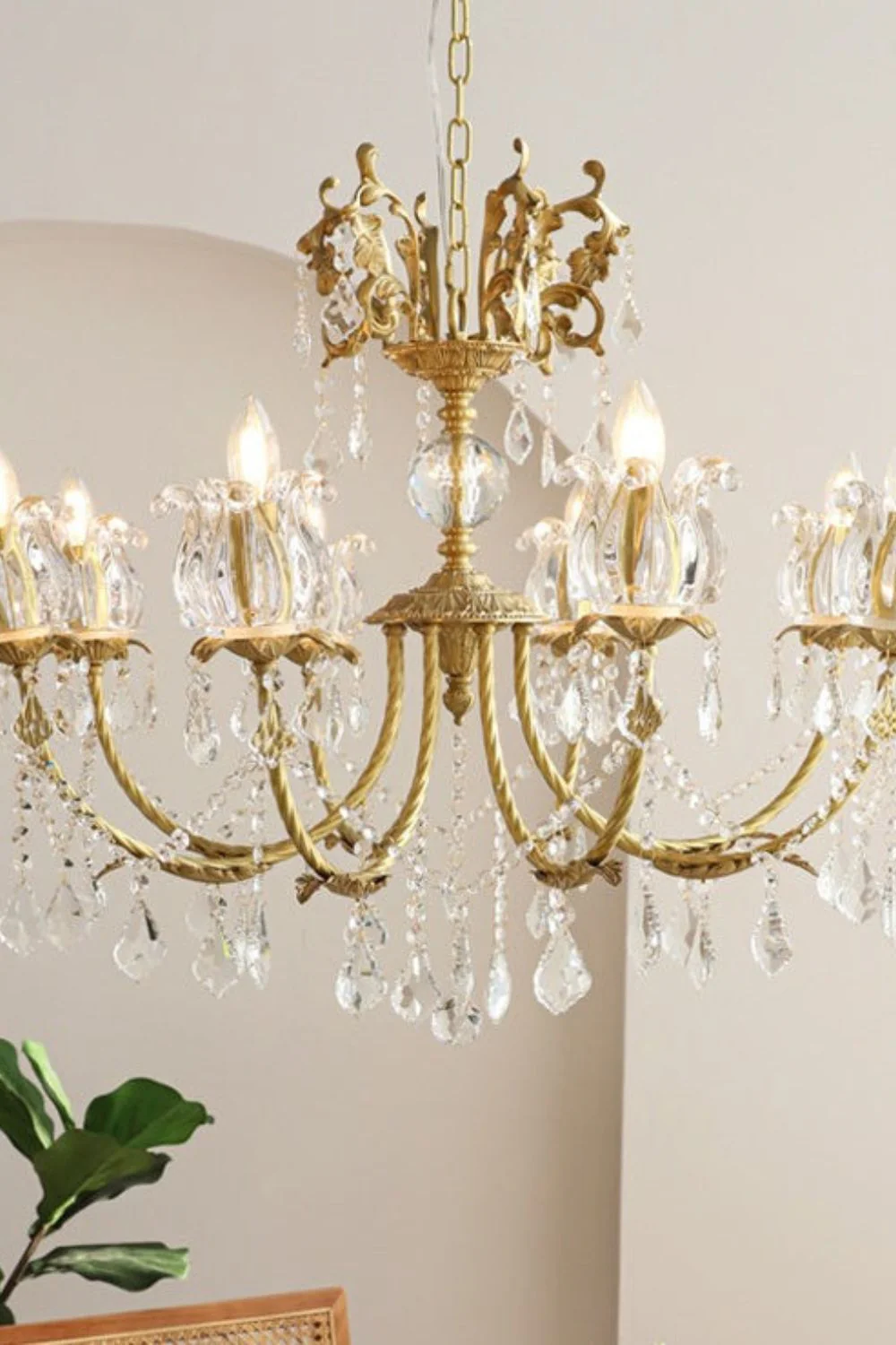 French Crystal Chandelier - Image 5
