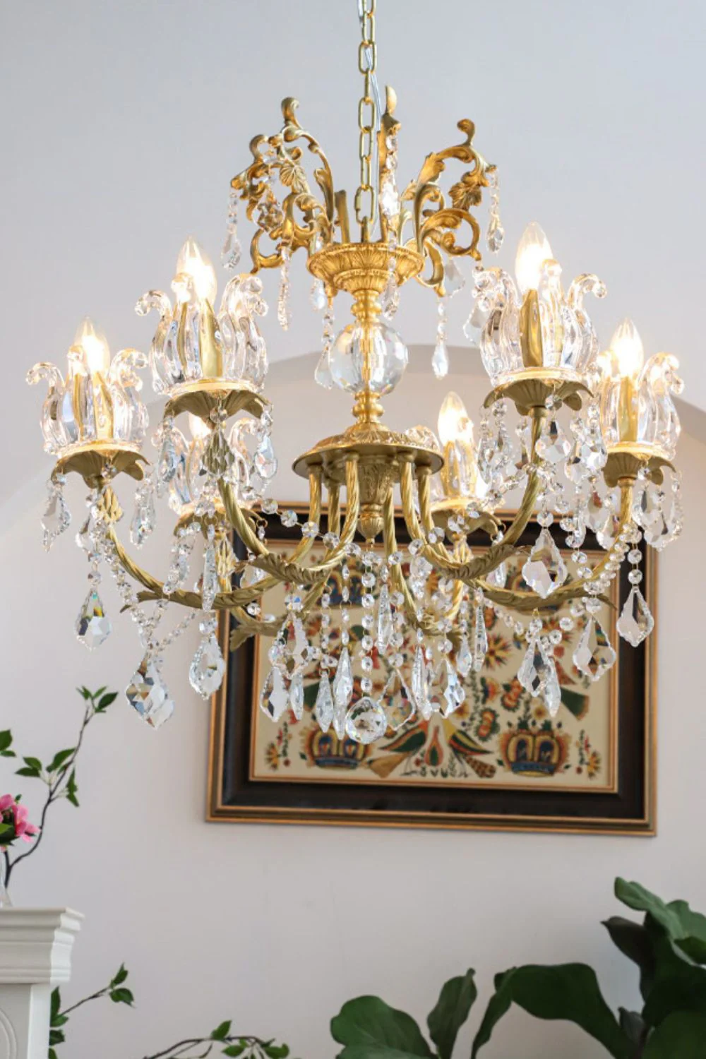French Crystal Chandelier - Image 6