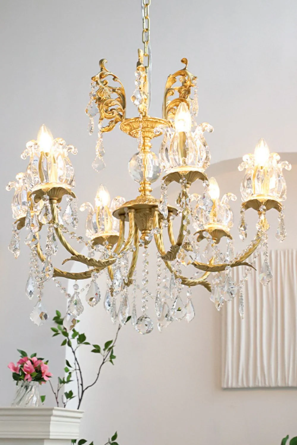 French Crystal Chandelier - Image 7